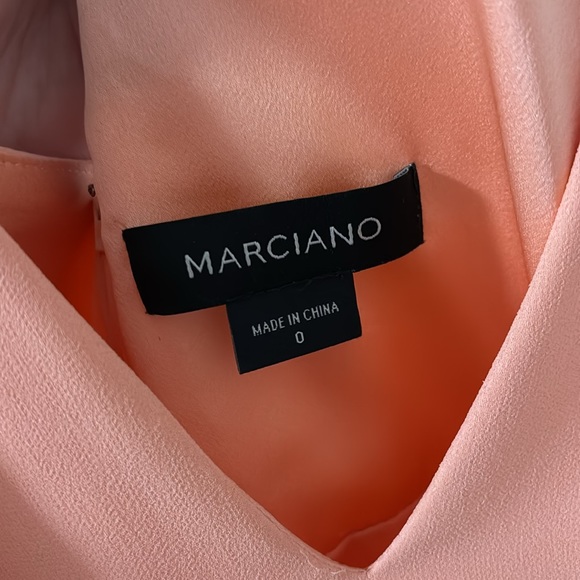 Marciano peach coral dress - size 0 - Picture 7 of 7